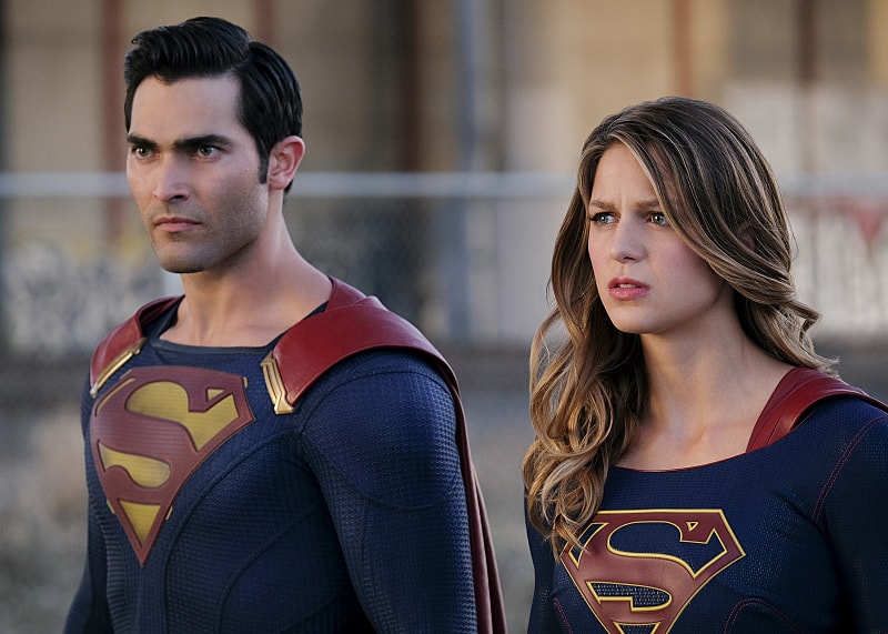 Supergirl -- "The Last Children of Krypton" -- Image SPG202a_0174-- Pictured (L-R): Tyler Hoechlin as Clark/Superman and Melissa Benoist Kara/Supergirl -- Photo: Robert Falconer/The CW -- ÃƒÂ‚Ã‚Â© 2016 The CW Network, LLC. All Rights Reserved