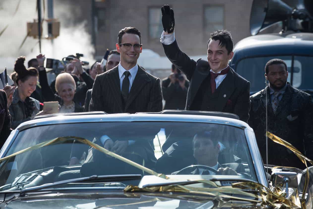 GOTHAM: L-R: Cory Michael Smith and Robin Lord Taylor in theâ€œMad City: Anything For Youâ€ episode of GOTHAM airing Monday, Oct. 17 (8:00-9:01 PM ET/PT) on FOX. Â©2016 Fox Broadcasting Co. Cr: Jeff Neumann/FOX.