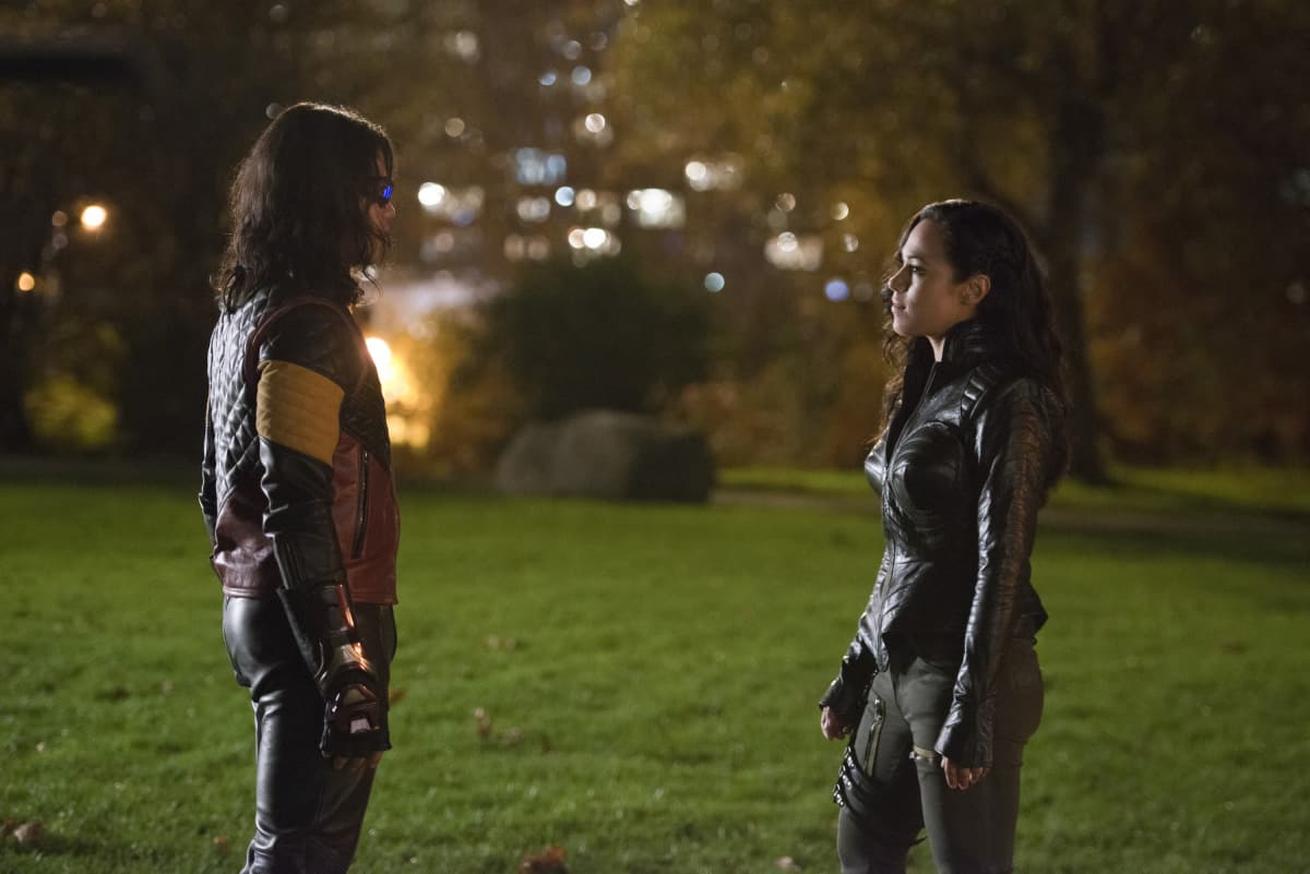 The Flash -- "Dead or Alive" -- Image FLA311a_0377b.jpg -- Pictured (L-R): Carlos Valdes as Cisco Ramon and Jessica Camacho as Gypsy -- Photo: Diyah Pera/The CW -- ÃƒÂ‚Ã‚Â© 2017 The CW Network, LLC. All rights reserved.