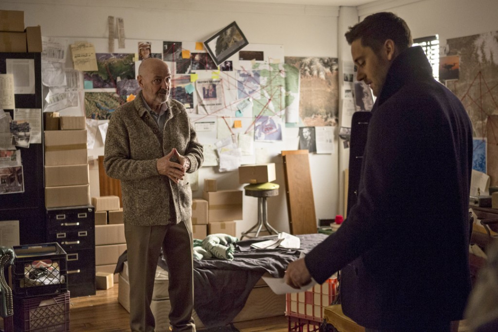 THE BLACKLIST: REDEMPTION -- "Borealis 301" Episode 105 -- Pictured: (l-r) Terry O'Quinn as Howard Hargrave, Ryan Eggold as Tom Keen -- (Photo by: Eric Liebowitz/NBC)