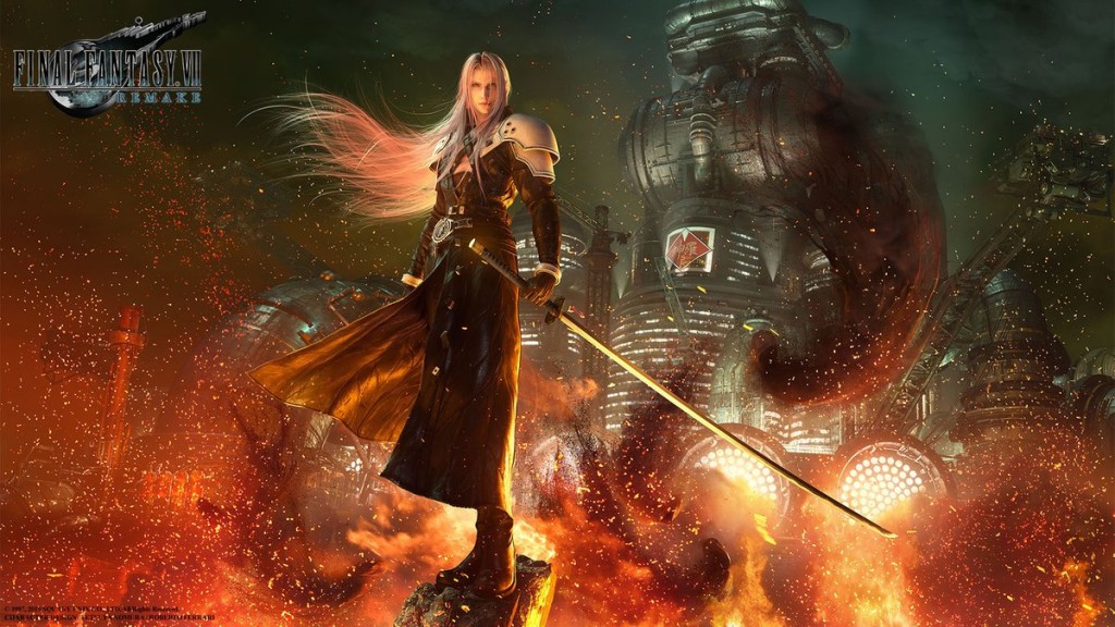 Final Fantasy VII Remake key art - Sephiroth